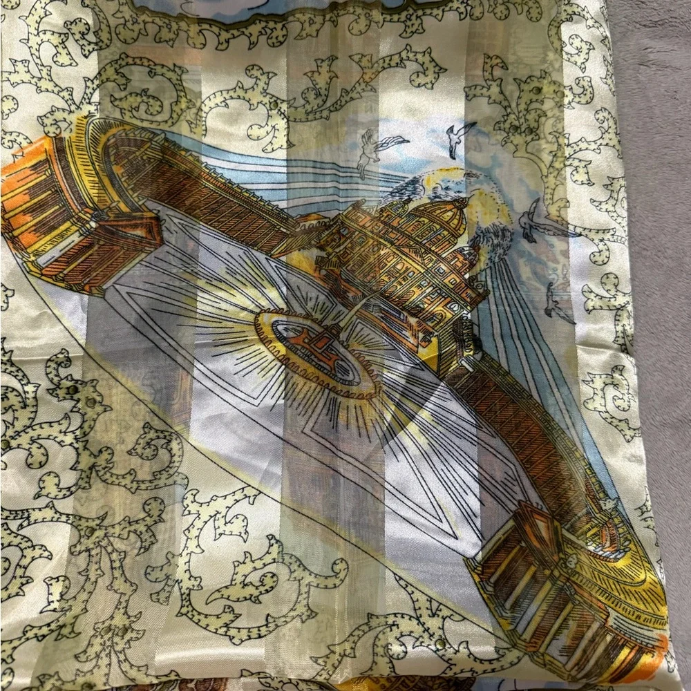 Artistic Scarf with Architectural Design new